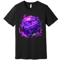 Purple Basketball Camouflage Player Premium T-Shirt