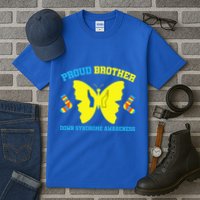 Proud Brother Down Syndrome Awareness Tall T-Shirt
