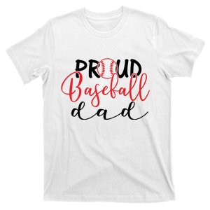 Proud Baseball Dad For Family Matching Father's Day T-Shirt