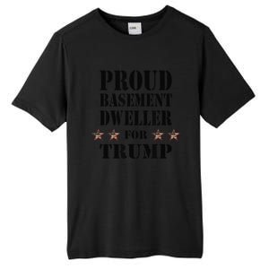 Proud Basement Dweller For Trump For President Tall Fusion ChromaSoft Performance T-Shirt