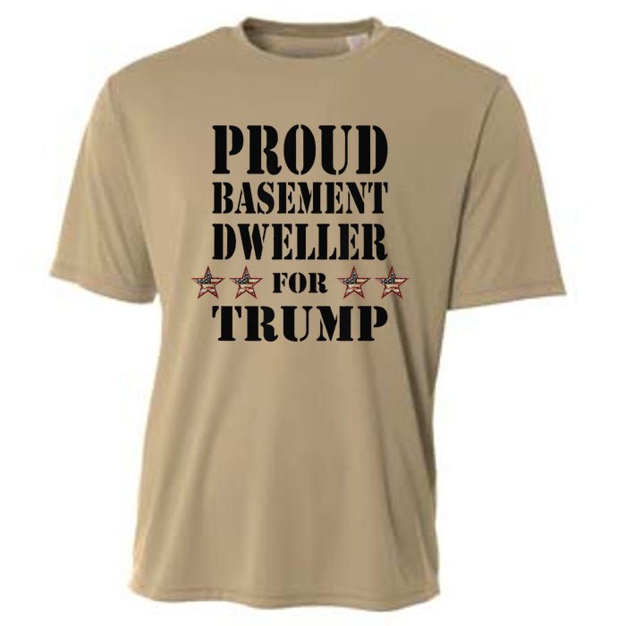 Proud Basement Dweller For Trump For President Cooling Performance Crew T-Shirt