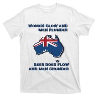 Plunder Beer Does Flow And Chunder T-Shirt