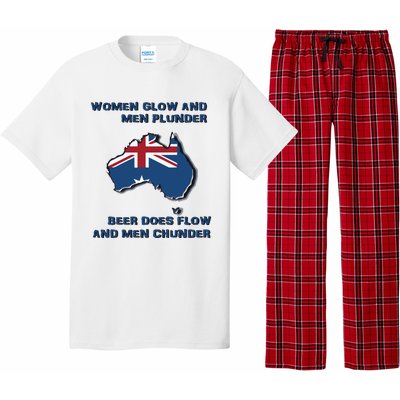 Plunder Beer Does Flow And Chunder Pajama Set