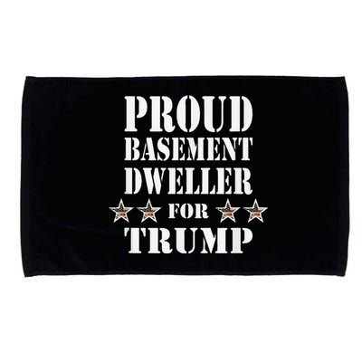 Proud Basement Dweller For Trump For President Microfiber Hand Towel