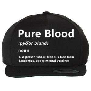 Pure Blood Definition Wool Snapback Cap