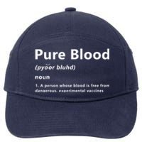 Pure Blood Definition 7-Panel Snapback Hat