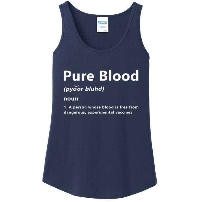 Pure Blood Definition Ladies Essential Tank