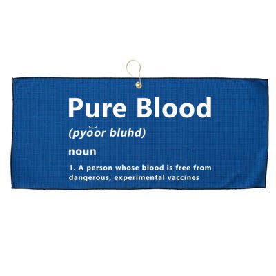 Pure Blood Definition Large Microfiber Waffle Golf Towel