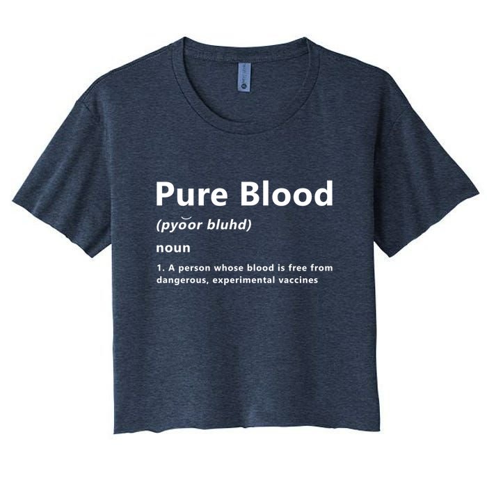 Pure Blood Definition Women's Crop Top Tee