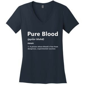 Pure Blood Definition Women's V-Neck T-Shirt