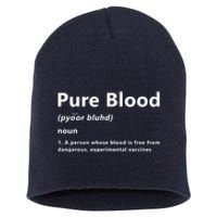 Pure Blood Definition Short Acrylic Beanie