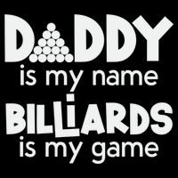 Pool Billiards Daddy Joke Pun Game Billiard Dad Gift Father's Day 16 in Basic Backpack