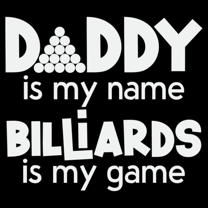 Pool Billiards Daddy Joke Pun Game Billiard Dad Gift Father's Day 16 in Basic Backpack