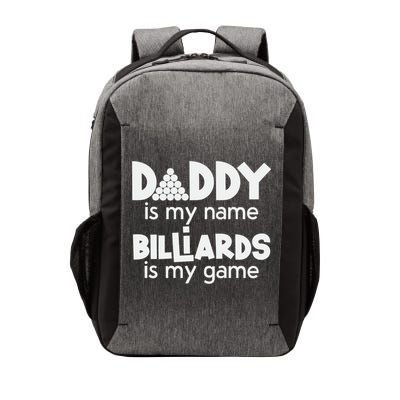 Pool Billiards Daddy Joke Pun Game Billiard Dad Gift Father's Day Vector Backpack