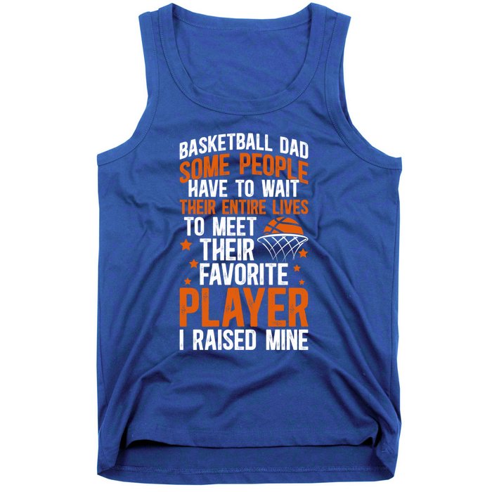 Proud Basketball Dad Basketball Player Dad Basketball Father Meaningful Gift Tank Top