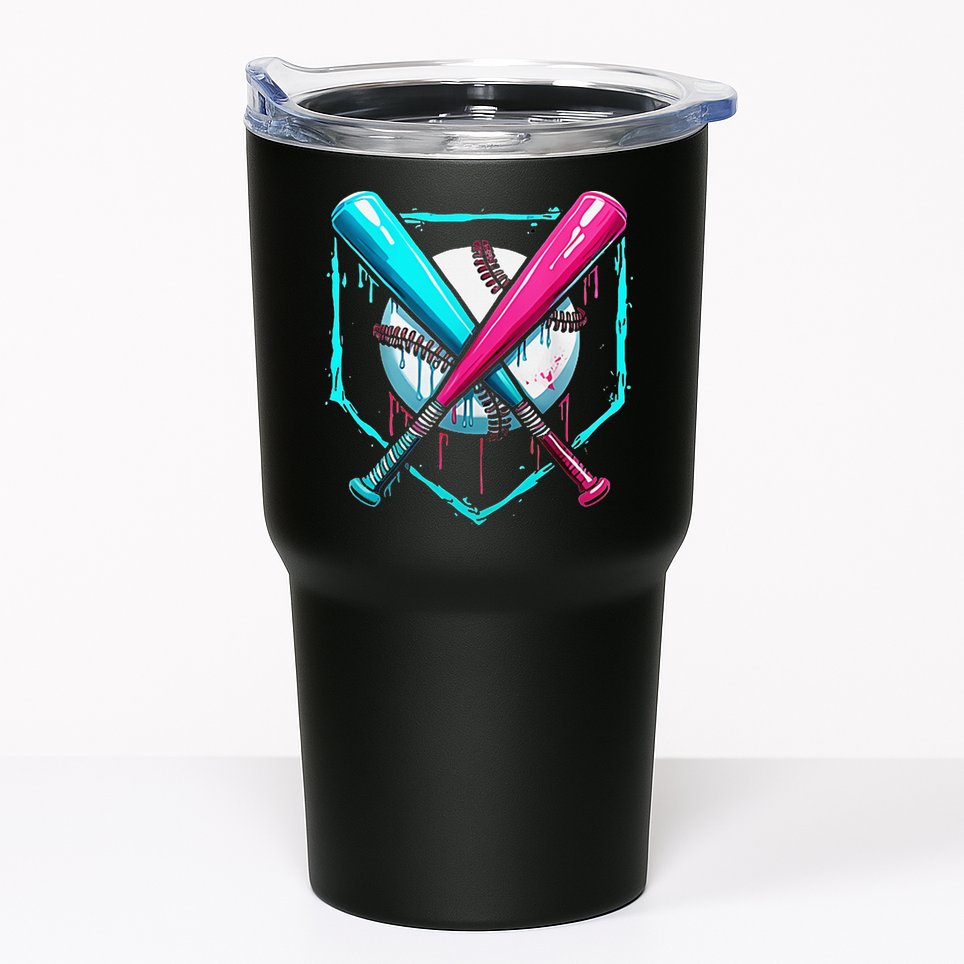 Pocket Baseball Drip Bats Ice Cream Drip Sports Tumbler