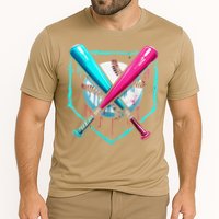 Pocket Baseball Drip Bats Ice Cream Drip Sports Cooling Performance Crew T-Shirt