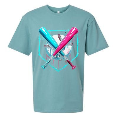 Pocket Baseball Drip Bats Ice Cream Drip Sports Sueded Cloud Jersey T-Shirt