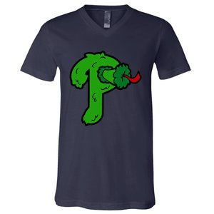 Phanatic Baseball Design V-Neck T-Shirt