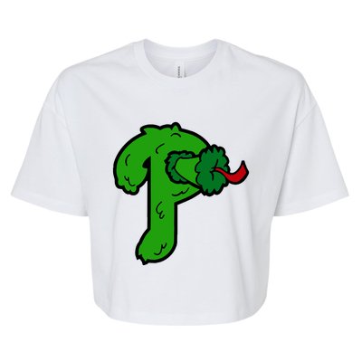 Phanatic Baseball Design Bella+Canvas Jersey Crop Tee