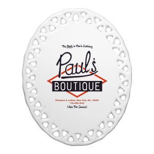 Paul Boutique Diamond Ceramic Oval Ornament