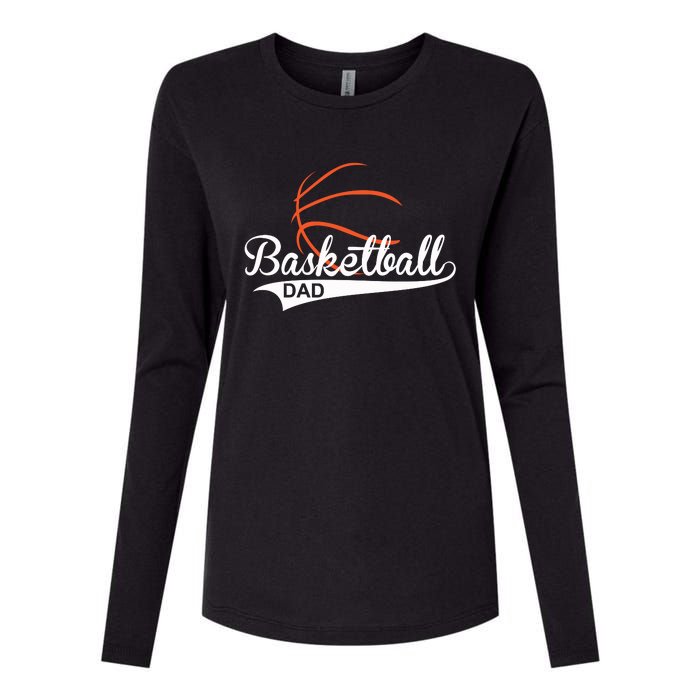 Proud Basketball Dad Funny Gift Womens Cotton Relaxed Long Sleeve T-Shirt