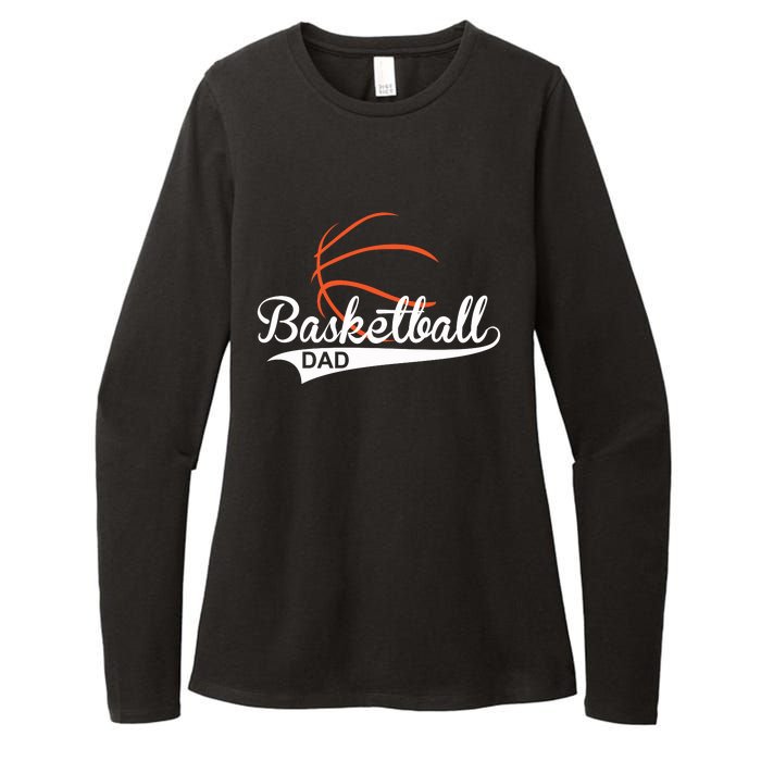 Proud Basketball Dad Funny Gift Womens CVC Long Sleeve Shirt