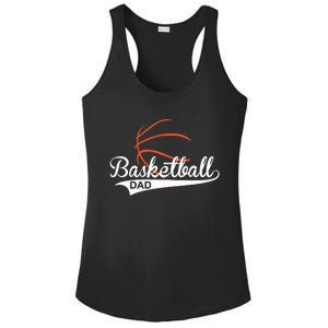 Proud Basketball Dad Funny Gift Ladies PosiCharge Competitor Racerback Tank