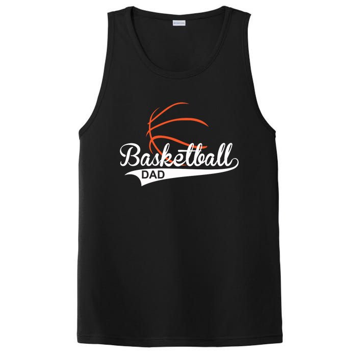 Proud Basketball Dad Funny Gift PosiCharge Competitor Tank