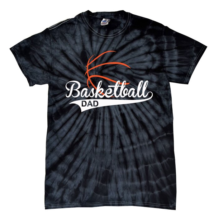 Proud Basketball Dad Funny Gift Tie-Dye T-Shirt