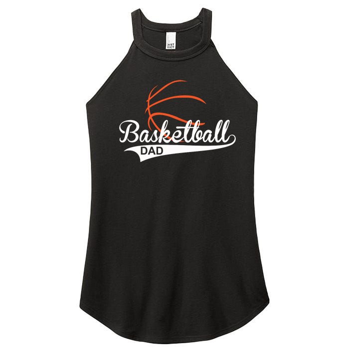 Proud Basketball Dad Funny Gift Women's Perfect Tri Rocker Tank