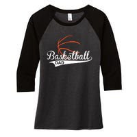 Proud Basketball Dad Funny Gift Women's Tri-Blend 3/4-Sleeve Raglan Shirt