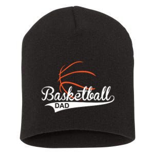 Proud Basketball Dad Funny Gift Short Acrylic Beanie