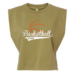 Proud Basketball Dad Funny Gift Garment-Dyed Women's Muscle Tee