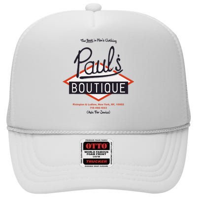 Paul Boutique Diamond Logo High Crown Mesh Back Trucker Hat