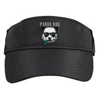 Panda Bear Dad Coolest Father Fun Fathers Day Sunglasses Adult Drive Performance Visor