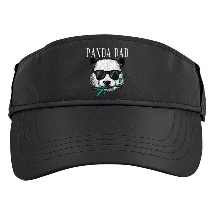 Panda Bear Dad Coolest Father Fun Fathers Day Sunglasses Adult Drive Performance Visor
