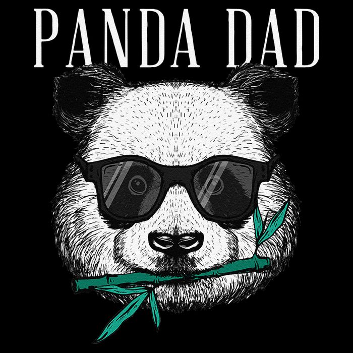 Panda Bear Dad Coolest Father Fun Fathers Day Sunglasses Bucket Hat