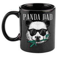 Panda Bear Dad Coolest Father Fun Fathers Day Sunglasses 11oz C Handle Ceramic Mug