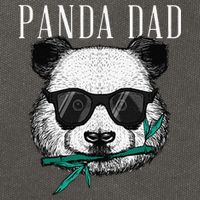 Panda Bear Dad Coolest Father Fun Fathers Day Sunglasses Cotton Canvas Backpack