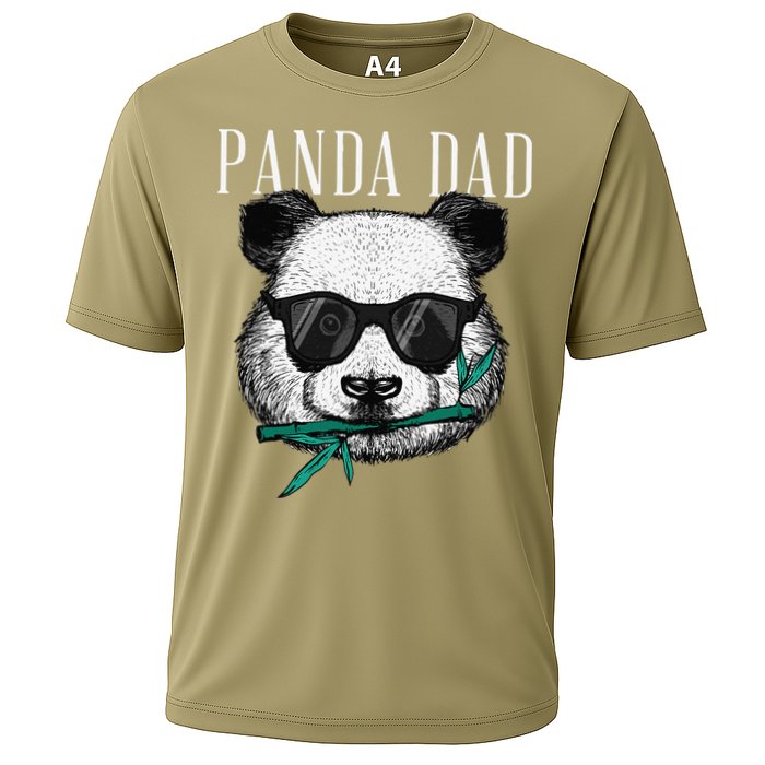 Panda Bear Dad Coolest Father Fun Fathers Day Sunglasses Cooling Performance Crew T-Shirt