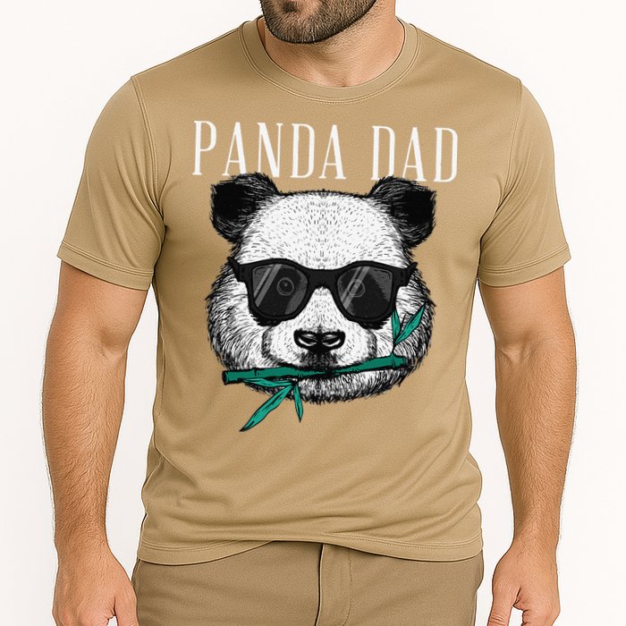Panda Bear Dad Coolest Father Fun Fathers Day Sunglasses Cooling Performance Crew T-Shirt