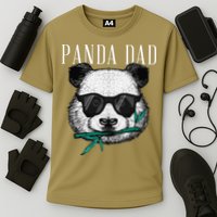 Panda Bear Dad Coolest Father Fun Fathers Day Sunglasses Cooling Performance Crew T-Shirt