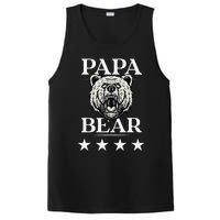 Papa Bear Distressed Font PosiCharge Competitor Tank