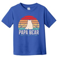 Papa Bear Dad Bear Fishing Great Gift Toddler T-Shirt