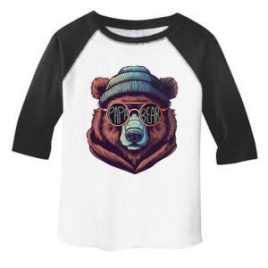 Papa Bear Dad Humor FatherS Day Gift Toddler Fine Jersey T-Shirt