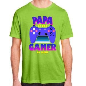 Papa By Day Gamer By Night Adult ChromaSoft Performance T-Shirt