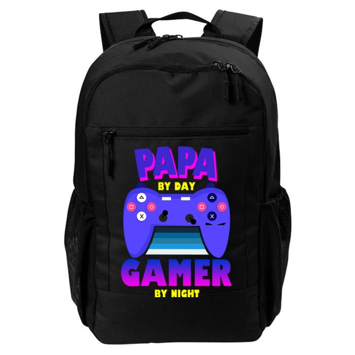 Papa By Day Gamer By Night Daily Commute Backpack