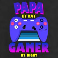 Papa By Day Gamer By Night Adult Drive Performance Visor