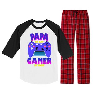 Papa By Day Gamer By Night Raglan Sleeve Pajama Set